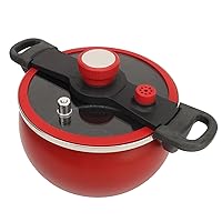 Fine Iron Pressure Cooker, Efficient Fast Cooking, Multifunctional Design, Safe Scientific, 7 Liters Capacity, Suitable for Induction, Gas Stove, Electric Stove, Ceramic Stove