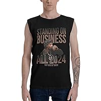 Youth & Adult Men Sleeveless T-Shirt T Shirts,Crewneck Tops Clothing Shirt