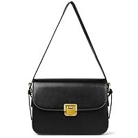MSGHER Women's Shoulder Bag Messenger Handbag Preppy Style Female Crossbody Bag Retro Envelope Purse Designer Briefcase