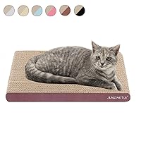 Cat Scratch Lounge, Durable Cardboard, Colors Series, Wide, Wood Floor Print