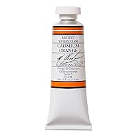 M. Graham 1/2-Ounce Tube Watercolor Paint, Cadmium Orange