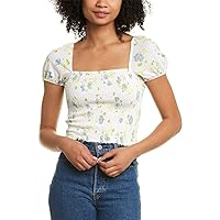 French Connection Womens Floral Boho Crop Top