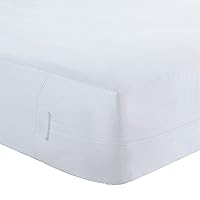 All-in-One Quiet Water Resistant Zip-Up Mattress Protector to Help Protect Against Irritants, Twin Bunk for RV, White (FRE146XXWHITF9)