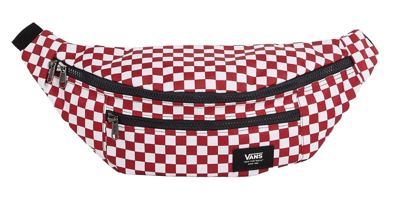 Vans, Ward Cross-Body & Waist Pack (Checkerboard Chilipepper, One Size)