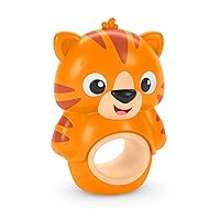 Baby Einstein Teethe & Wobble Tinker Tiger Teether Toy, BPA Free, for Cause and Effect Learning, Infants Ages 3 Months and Up