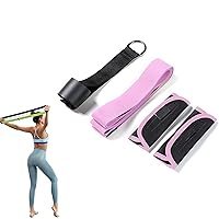 Stretch belt loops suitable for indoor yoga, exercise, fitness, physical therapy, exercise