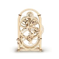 UGEARS Timer 20 min - Wooden Models to Build for Adults - 3D Mechanical Model Unique Puzzles - Brain Teaser and Model Building Sets for Adults
