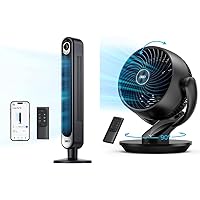 Dreo Smart Tower Fan WiFi Voice Control with Remote Control Table Fan