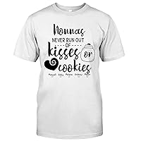 Grandmas Never Run Out of Hugs Kisses Or Cookies Shirt