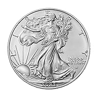 2023 - American Silver Eagle .999 Fine Silver with Our Certificate of Authenticity Dollar US Mint Uncirculated
