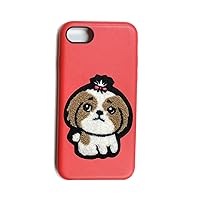 Shih Dog Leather Smartphone Case for iPhone X/XS, Red, iPhone Xs Max