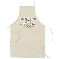 Be Nice to Me or I'll Poison Your Food Funny Parody Cooking Baking Kitchen Apron
