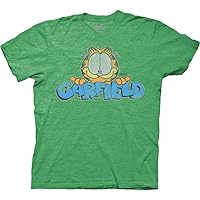 Ripple Junction Garfield Distressed Retro Adult Crew Neck T-Shirt
