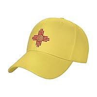 New-Mexico-Sun-Zia Baseball Cap Gray Dad Hat for Men Women Summer Sun Trucker Hats Adjustable