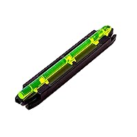 HIVIZ Ultra Narrow Magnetic Fiber Optic Shotgun Sight Green and Red, One Size