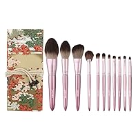 11pcs Set Makeup Brushes - Quick-Drying bristles, Professional Cosmetic applicator Tool | Soft and Skin-Friendly