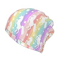 Tropical Palm Trees Print Beanie Skull Cap Chemo Hat Cancer Headwear Knit Hat Scarf Nightcap Neck Gaiter