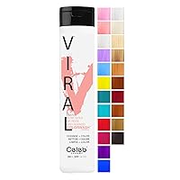 Viral and Gem Lites Colorwash Color Depositing Shampoo - Color Refresher, Vegan Hair Dye, Bondfix Bond Rebuilder