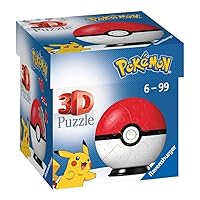 Ravensburger Pokemon Pokeball - 3D Jigsaw Puzzle Ball for Kids Age 6 Years Up - 54 Pieces - No Glue Required
