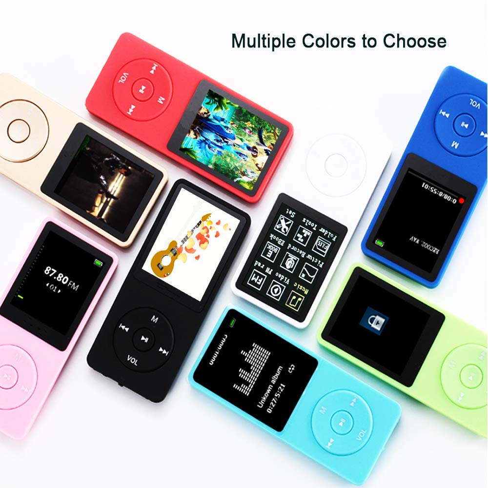 Mua MP3 Player, Music Player with 16GB Micro SD Card, Build-in  Speaker/Photo/Video Play/FM Radio/Voice Recorder/E-Book Reader, Supports up  to 128GB trên Amazon Mỹ chính hãng 2023 | Giaonhan247