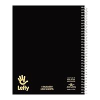 Roaring Spring Lefty Wirebound Spiral Left Handed Notebook, One Subject, 8.5