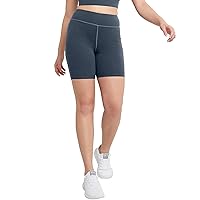 Hanes Womens Originals Bike Shorts, Cotton Stretch Bike Shorts, High Rise Shorts For Women