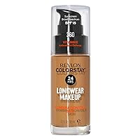 Revlon Colorstay SPF 15 Makeup Foundation for Combination/Oily Skin, Golden Caramel, 1 Fl Oz