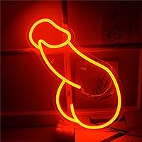 Neon Signs Man Neon Light Lamp Funny Night Light for Wall Decor USB Powered with Switch Room Bedroom Home Sex Decoration,B
