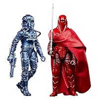 STAR WARS The Black Series Carbonized Collection Emperor’s Royal Guard & TIE Pilot, Return of The Jedi 6-Inch Action Figures (Amazon Exclusive)