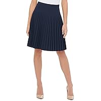 Tommy Hilfiger Women's Lined Zip Office Pleated Skirt