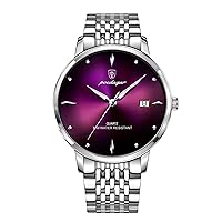 RORIOS Business Mens Watch Analog Quartz Watch Minimalist Calendar Wrist Watch for Men