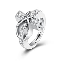 memorial jewelry Diamond Cross Ring Hold Loved Ones Ashes Cremation Urn Ring for Women Man Finger Ring