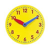 Didax Educational Resources Magnetic Demonstration Clock Math Manipulative, 12 inch diameter