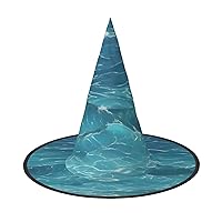 Witch Hat The Deep Ocean Printed Wizard Hat Unisex Halloween Hat For Cosplay Party Decorations
