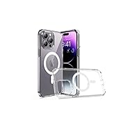 New 2024 for Apple iPhone 14 pro Clear Case Slim Plating Mag Safe Magnetic Cover