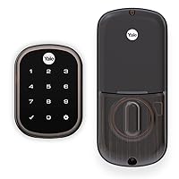 Assure Lock SL with Z-Wave, Key-Free Touchscreen Deadbolt, Lock only, Oil Rubbed Bronze