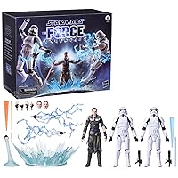 Hasbro F6995 6 inch Star Wars The Black Series Starkiller and Troopers Action Figures
