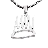 Crown Pendant Chain Necklace