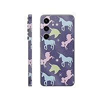 Glossy Glitter Phone Skin Compatible with Samsung Galaxy S24+ - Unicorn Dream - Premium 3M Vinyl Protective Wrap Decal Cover - Easy to Apply | Crafted in The USA by MightySkins