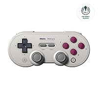 8Bitdo SN30 Pro Bluetooth Gamepad with Hall Effect Joystick Update for Switch, PC, macOS, Android, Steam Deck & Raspberry Pi (G Classic Edition)