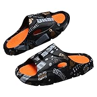 Fashion Slippers Men's Women's Sandals Summer Thick Bottom Anti-slip Slip-on Casual Camouflage Beach Slippers Different Sizes and Colors