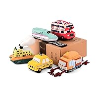 P.L.A.Y. Canine Commute Plush Dog Toys - Cars, Trains, Boats and More