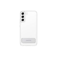 Samsung Electronics Galaxy S22+ Clear Standing Cover, Protective Phone Case, Corner TPU Bumpers, PC Back Protection, Adjustable Viewing Angle, US Version, Transparent, (EF-JS906CTEGUS)