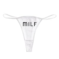 Milf Funny Women's Cotton Thong Bikini