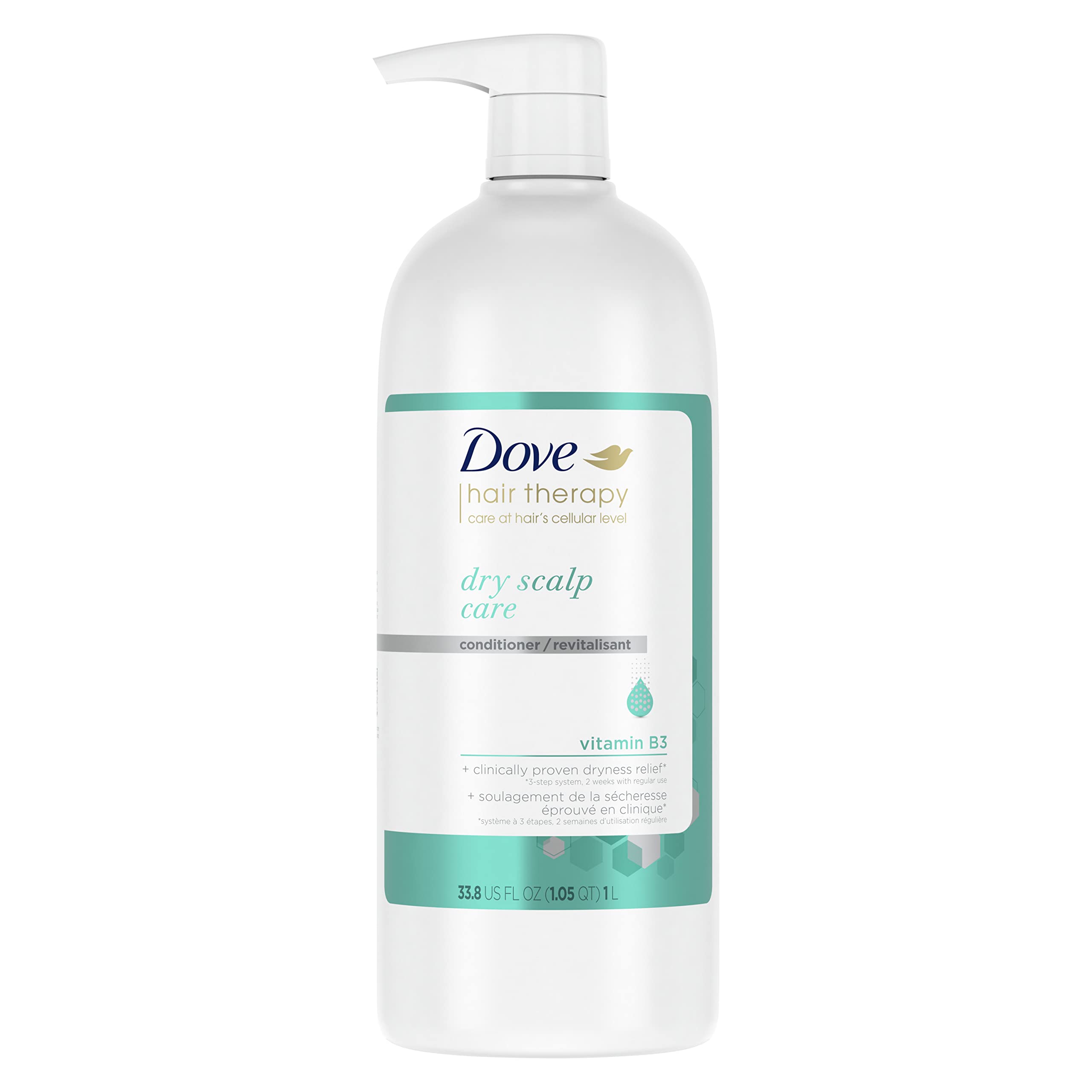 Dove Hair Therapy Dry Scalp Care Conditioner Soothe and Nourish Dry Scalp Hair Conditioner with Vitamin B3 33.8 fl oz