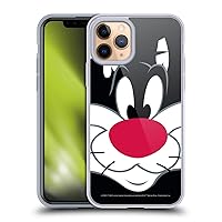 Head Case Designs Officially Licensed Looney Tunes Sylvester The Cat Full Face Soft Gel Case Compatible with Apple iPhone 11 Pro and Compatible with MagSafe Accessories