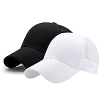 Baseball Cap for Men Women Men Athletic Baseball Cap Classic Adjustable Solid Color Quick Dry Trucker Hats