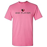 1st Player 2nd Player 8-Bit Heart - Gamer Valentine Pixel Couple Friend T Shirt