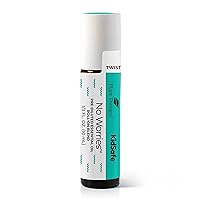 Plant Therapy KidSafe No Worries Essential Oil Blend 10 mL (1/3 oz) Pre-Diluted Roll-On 100% Pure, Therapeutic Grade