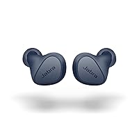 Jabra Elite 4 True Wireless Earbuds - Active Noise Cancelling Headphones - Discreet & Comfortable Bluetooth Earphones, Laptop, iOS and Android Compatible - Navy